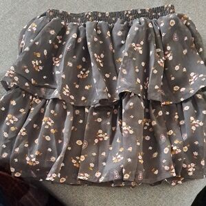 Oshkosh Skirt Girls Size 7/7A Brown.